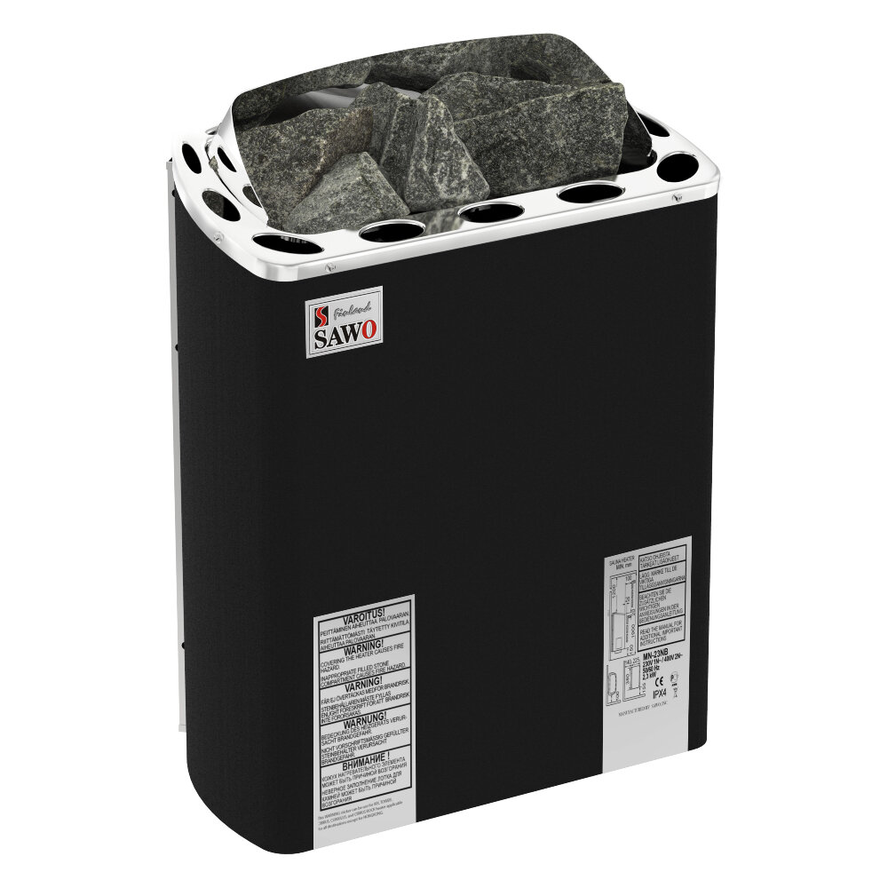 Электрическая печь для сауны Sawo Fiber Coated Mini X MX-30NS-PF