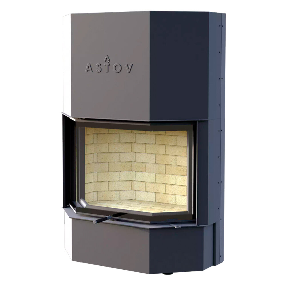 Каминная топка Astov ПП 8857(Футеровка шамот)