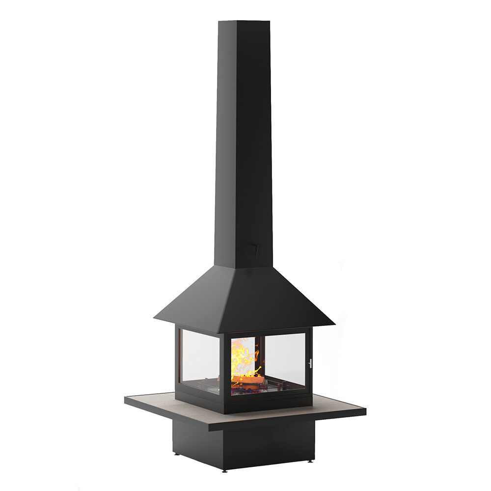 Камин OpenFire Cube