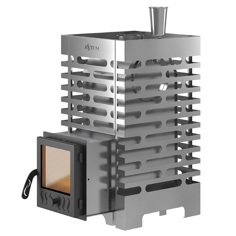 Печь для бани ASTON 16 INOX со стеклом