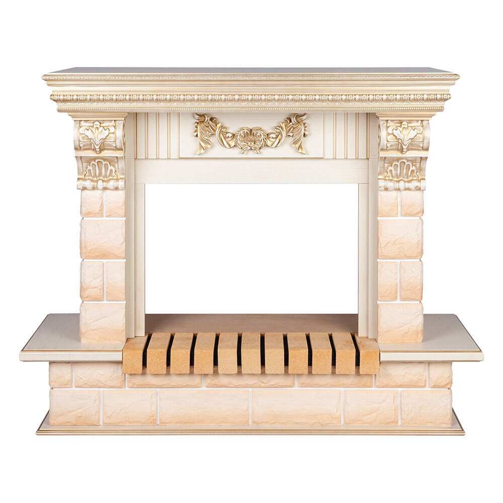 Портал RealFlame Gracia 25.5 WT(Белый дуб с золотой патиной (WT-619G))