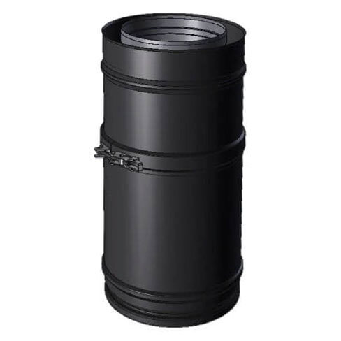 Элемент трубы раздвижной (270 - 375 мм) Schiedel Permeter 50 Ultra(Диаметр Ø 130/230 мм, Цвет Черный цвет)