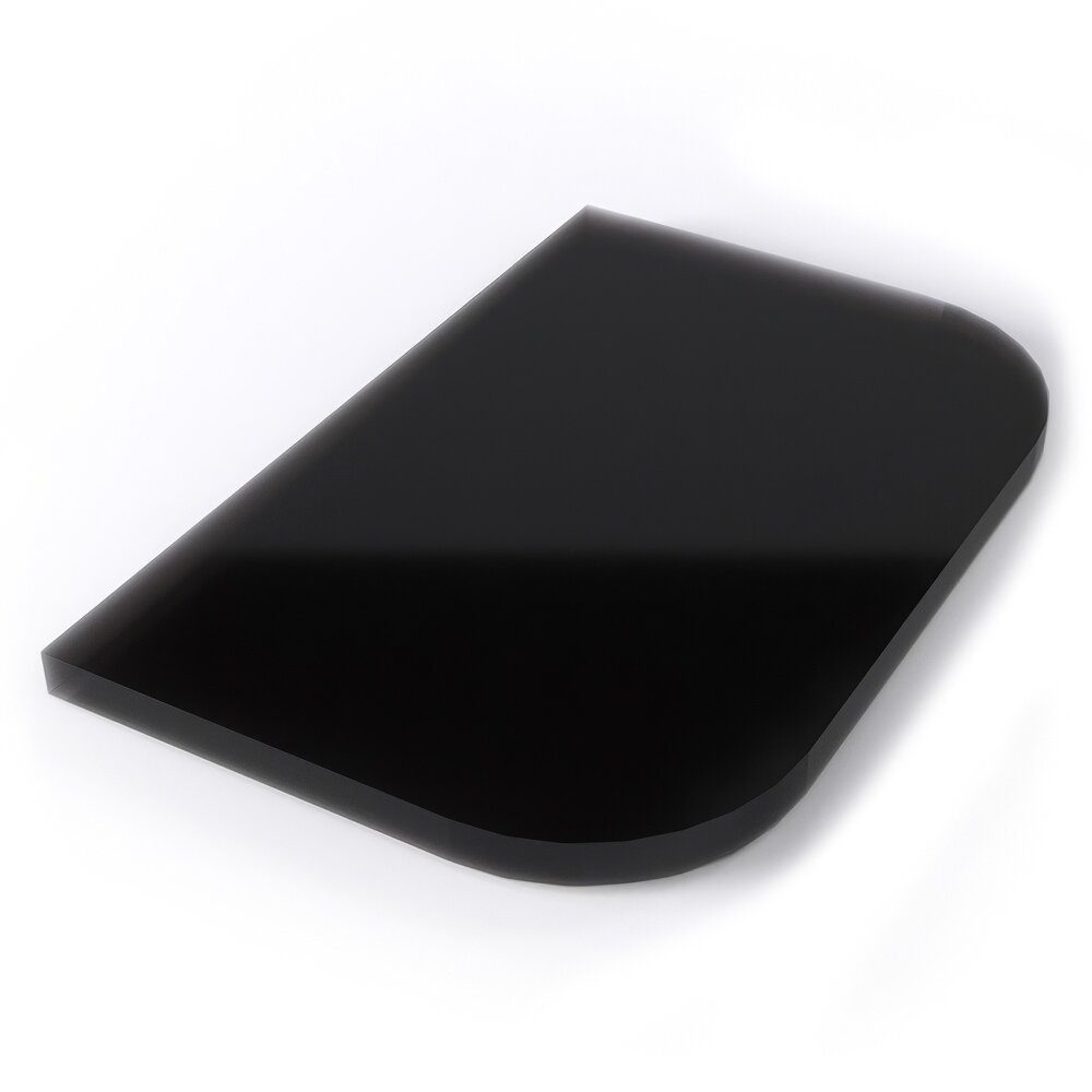Стекло напольное LK BLACK (под печь)(1000х400х8мм)