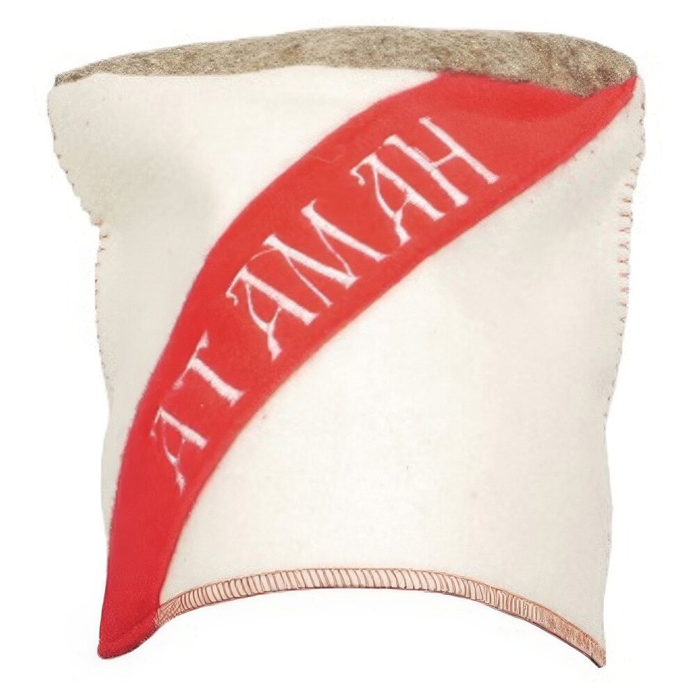 Шапка LK Кубанка \АТАМАН\ белая (арт.305102)