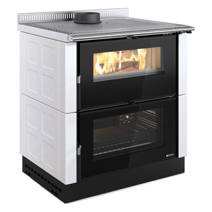 Отопительно-варочная печь La Nordica Verona XXL Maiolica(Бордовый (BORDEAUX))