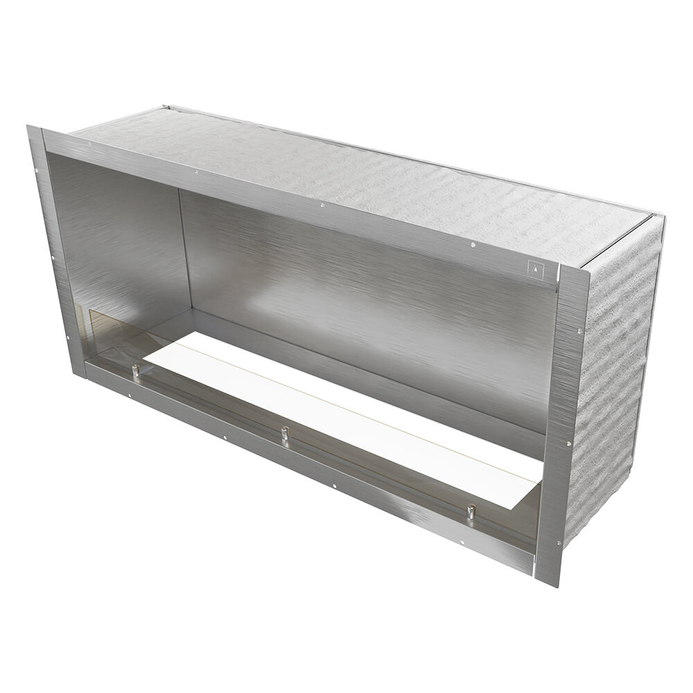Механический глухой короб Airtone (Silver / Серебро)(Размеры 1600 мм)