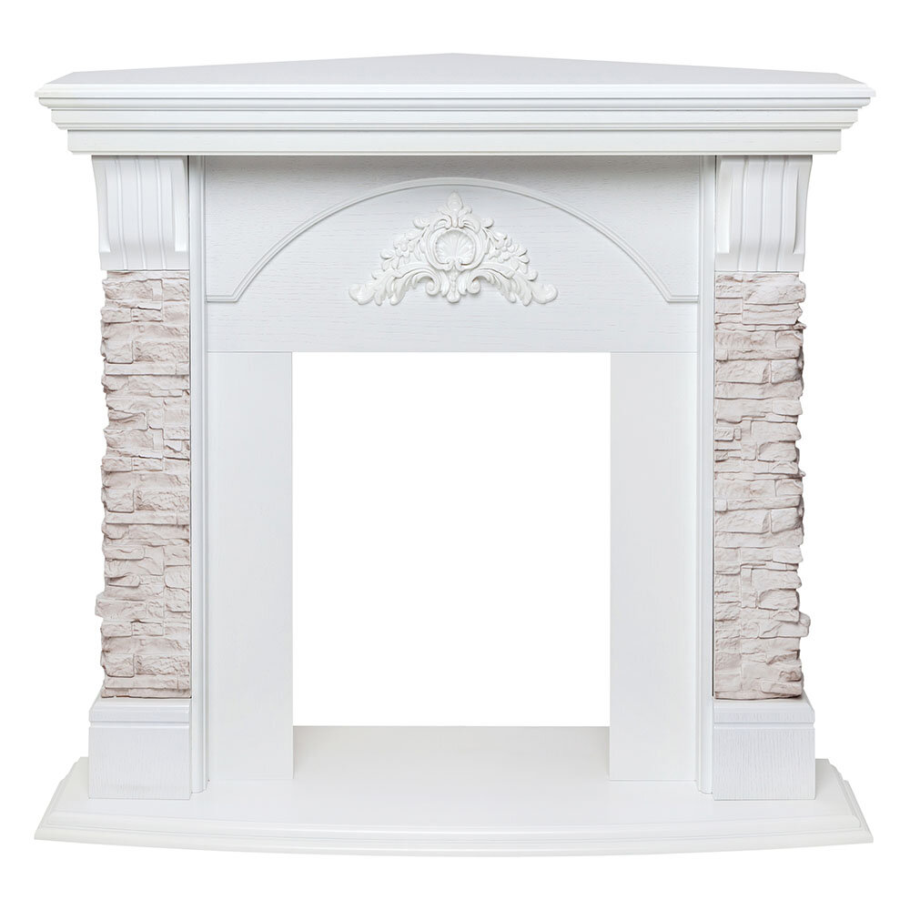 Портал RealFlame Атланта (Athena) Corner STD/25.5 WT (угловой)(Белый (WT-511))