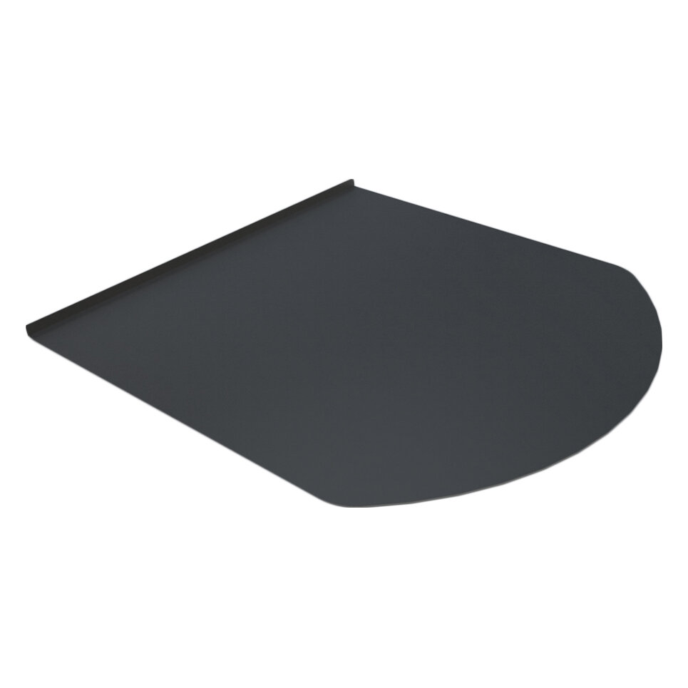 Лист предтопочный Везувий BLACK (R641)(980х980х0,5мм)