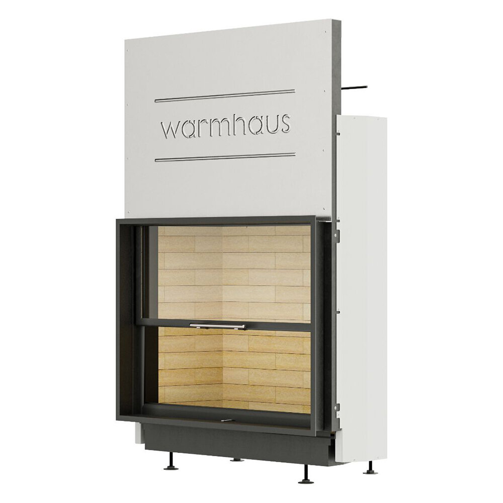 Каминная топка Warmhaus Flat 87/70h(Футеровка - 3D панели)