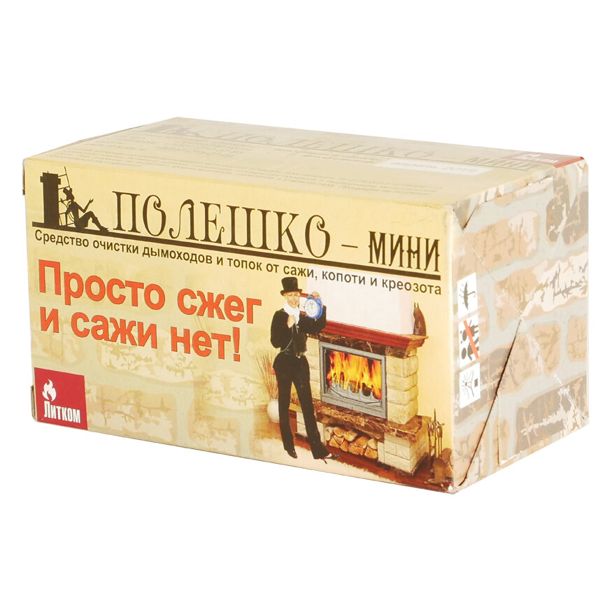 Полено чистки дымохода LK "ПОЛЕШКО" (Трубочист)(мини 0,47 кг)