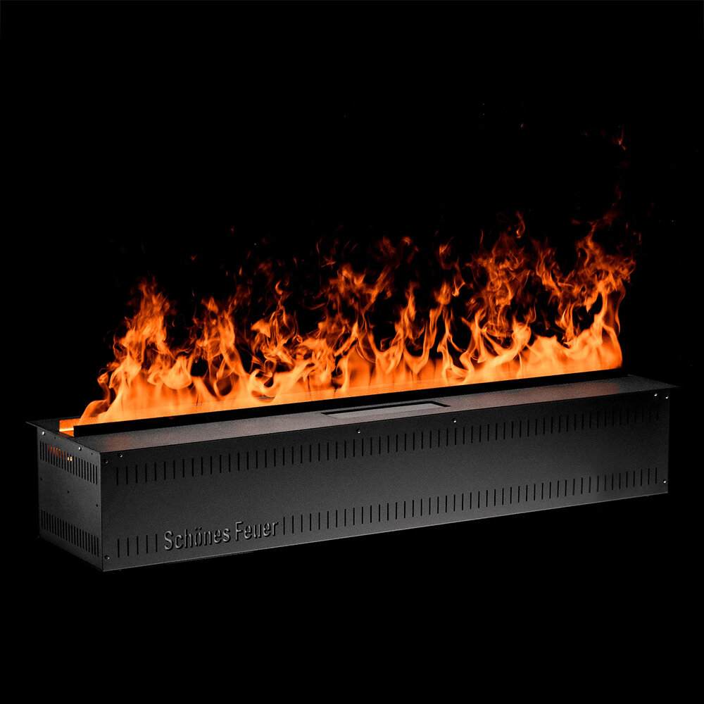 Электрический очаг Schones Feuer 3D Hot Line 1500 Pro(Цвет пламени RGB, Панель Латунная)