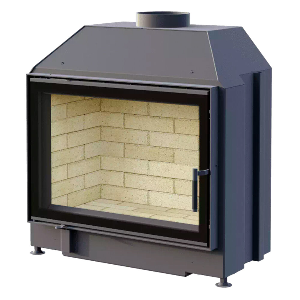 Каминная топка Astov ПС 800(Футеровка 3D панели)