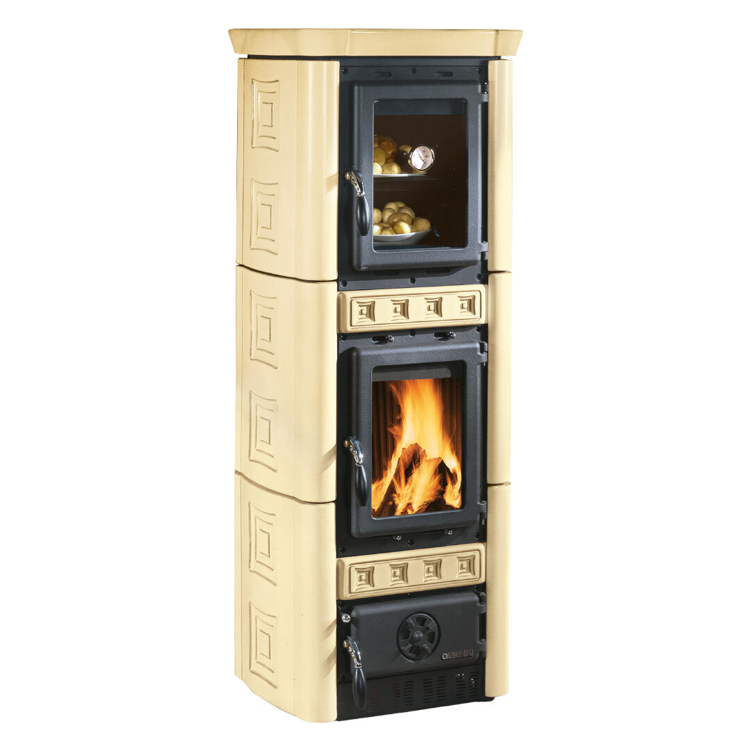Печь-камин La Nordica Gaia Forno(Bordeaux (бордо))