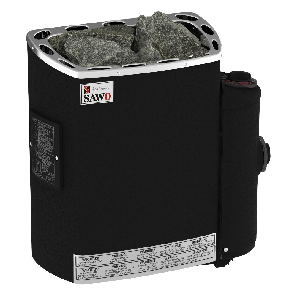 Электрическая печь для сауны Sawo Mini Fiber Coated MN-36NS-PF