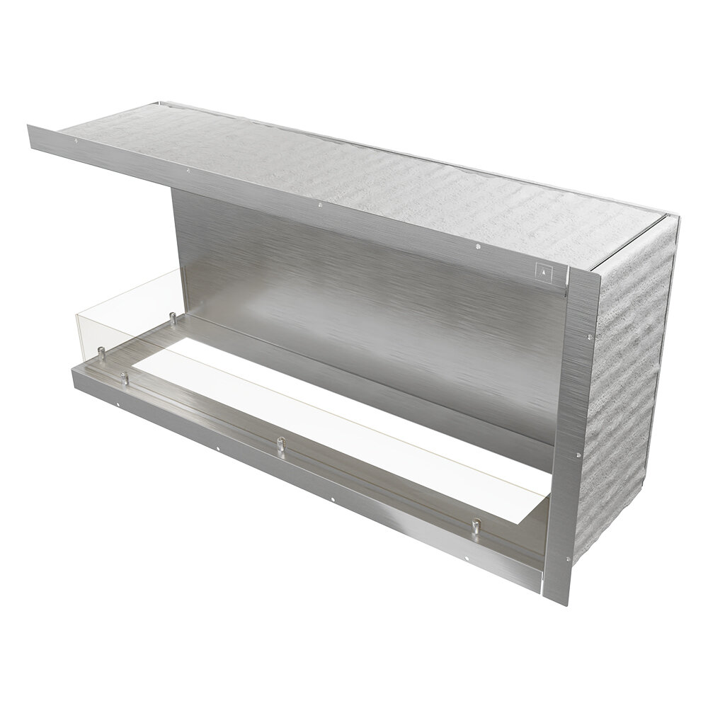 Механический угловой короб Airtone (Silver / Серебро)(Размеры 800 мм)