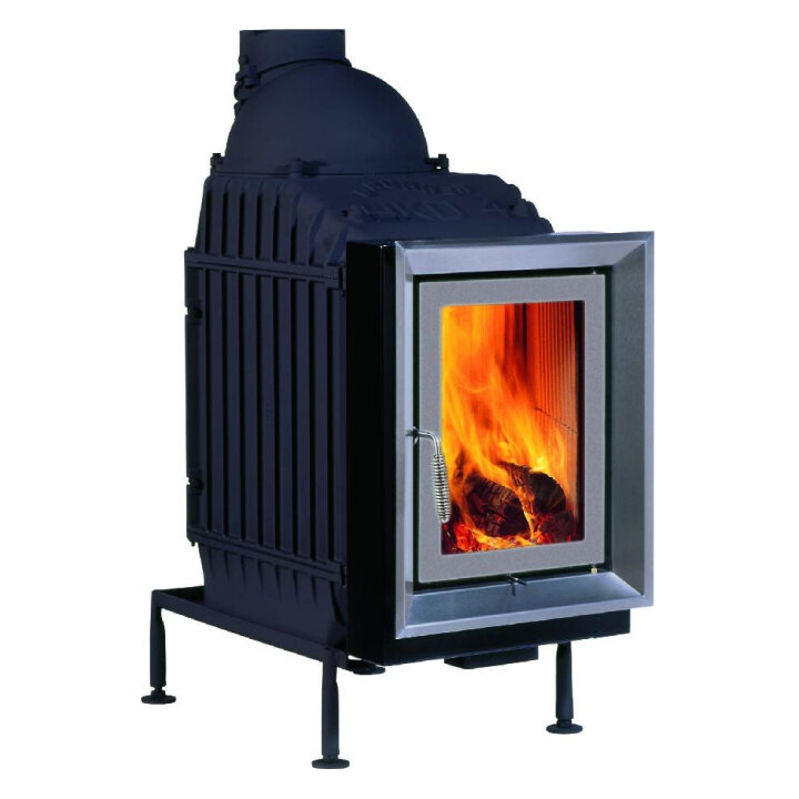 Каминная топка Brunner HKD 4.1 (плоское стекло) (Монтажная рама, черная)