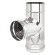 Тройник Везувий 90° (AISI 430/1,0 мм)(Ø 150 мм)