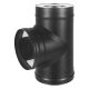 Сэндвич-тройник Везувий BLACK (AISI 430/1,0мм, Keralux)(Ø 115/200 мм)
