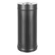 Сэндвич-труба Везувий Kerablack (AISI 430/1,0мм) L-0,25 м(Ø 150/250 мм)
