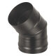 Колено Везувий BLACK (AISI 430/0,8мм) 45°(Ø 120 мм)