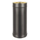 Сэндвич-труба Везувий BLACK (AISI 430/0,8мм) L-0,25 м(Ø 120/200 мм)