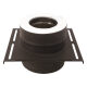 Площадка монтажная Везувий BLACK (AISI 430/1,0мм, Keralux)(Ø 120/200 мм)